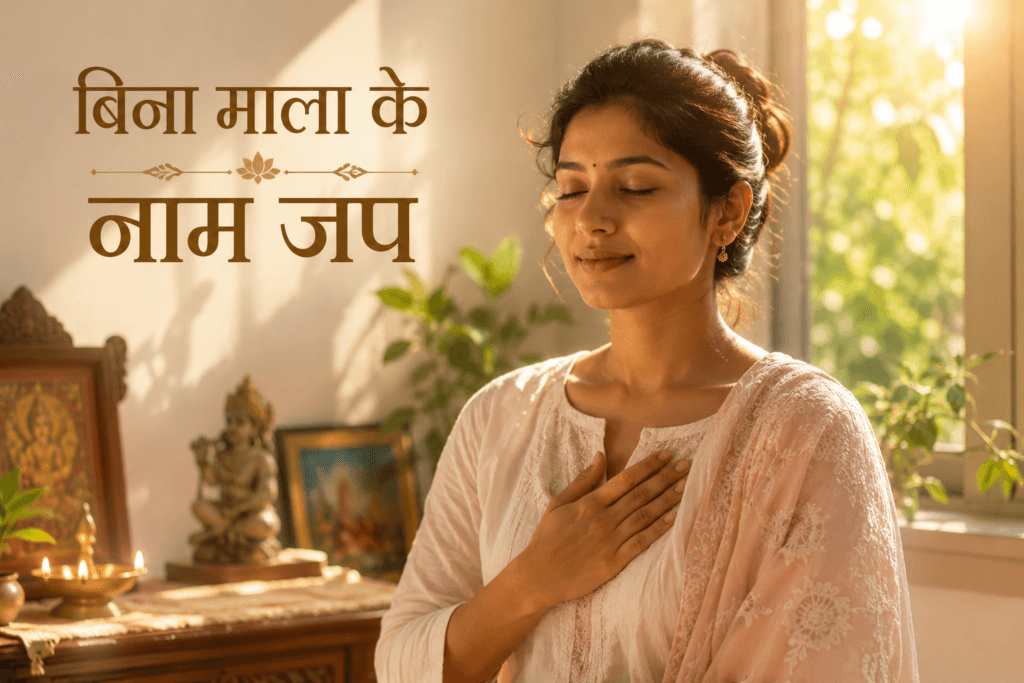 बिना माला के नाम जप