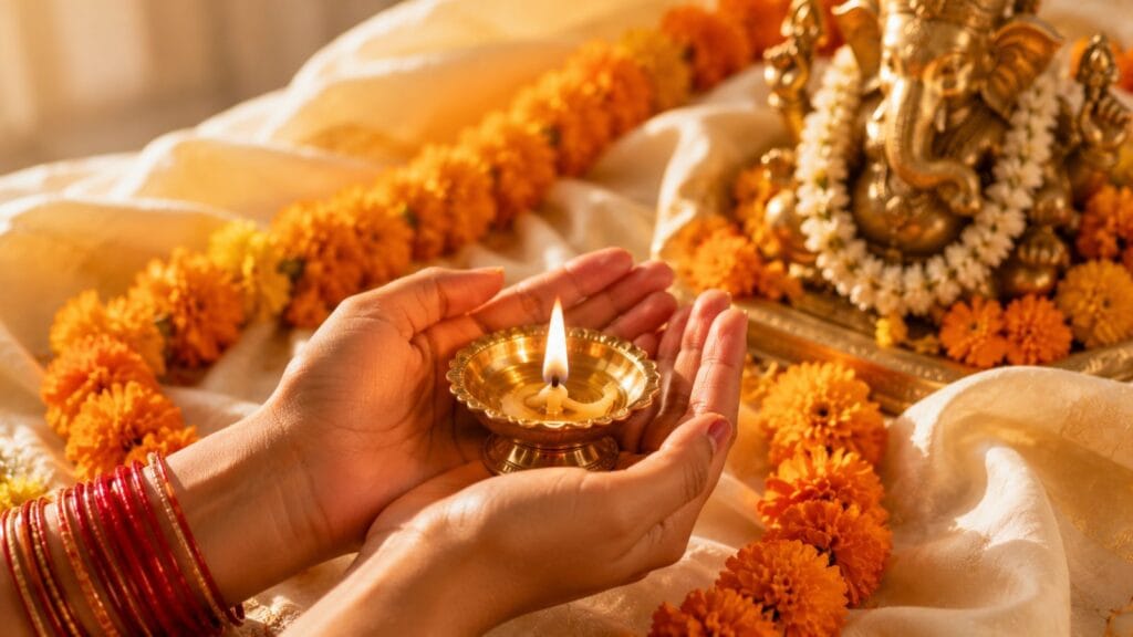 गणेश आरती   ganesh aarti sukhkarta dukhharta arth sahit