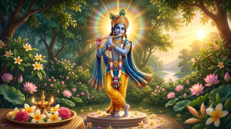 कृष्ण आरती - aarti-kunj-bihari-ki-arth-sahit