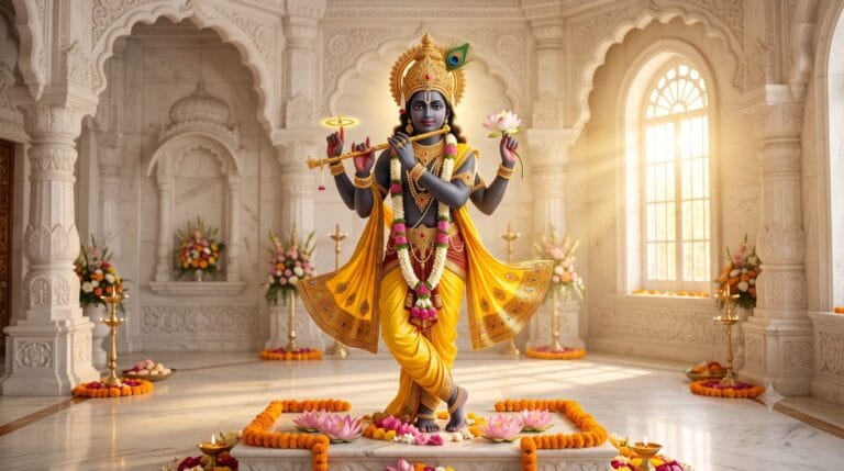 अच्युतम केशवम - achyutam-keshavam-krishnam-damodaram-bol-arth