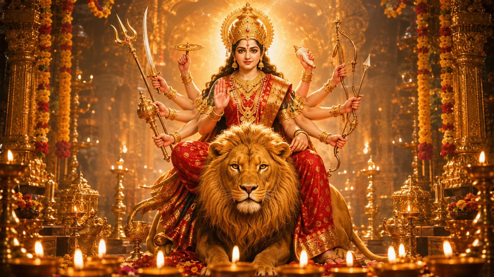 दुर्गा माँ के 108 नाम - durga-maa-ke-108-naam-arth-sahit-ashtottara