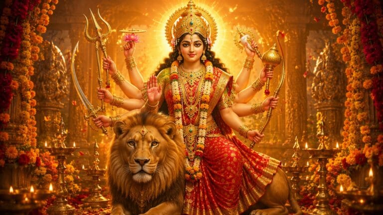 जय अम्बे गौरी आरती - jai-ambe-gauri-aarti-arth-sahit