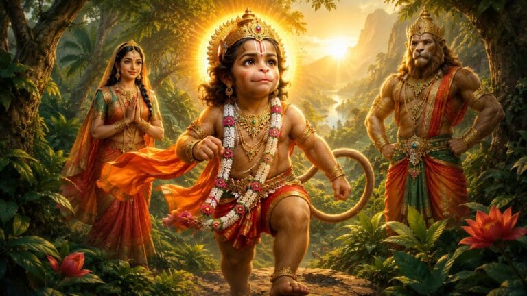 केसरीनंदन का अर्थ - kesarinandan-ka-arth-hanuman-naam-mahima