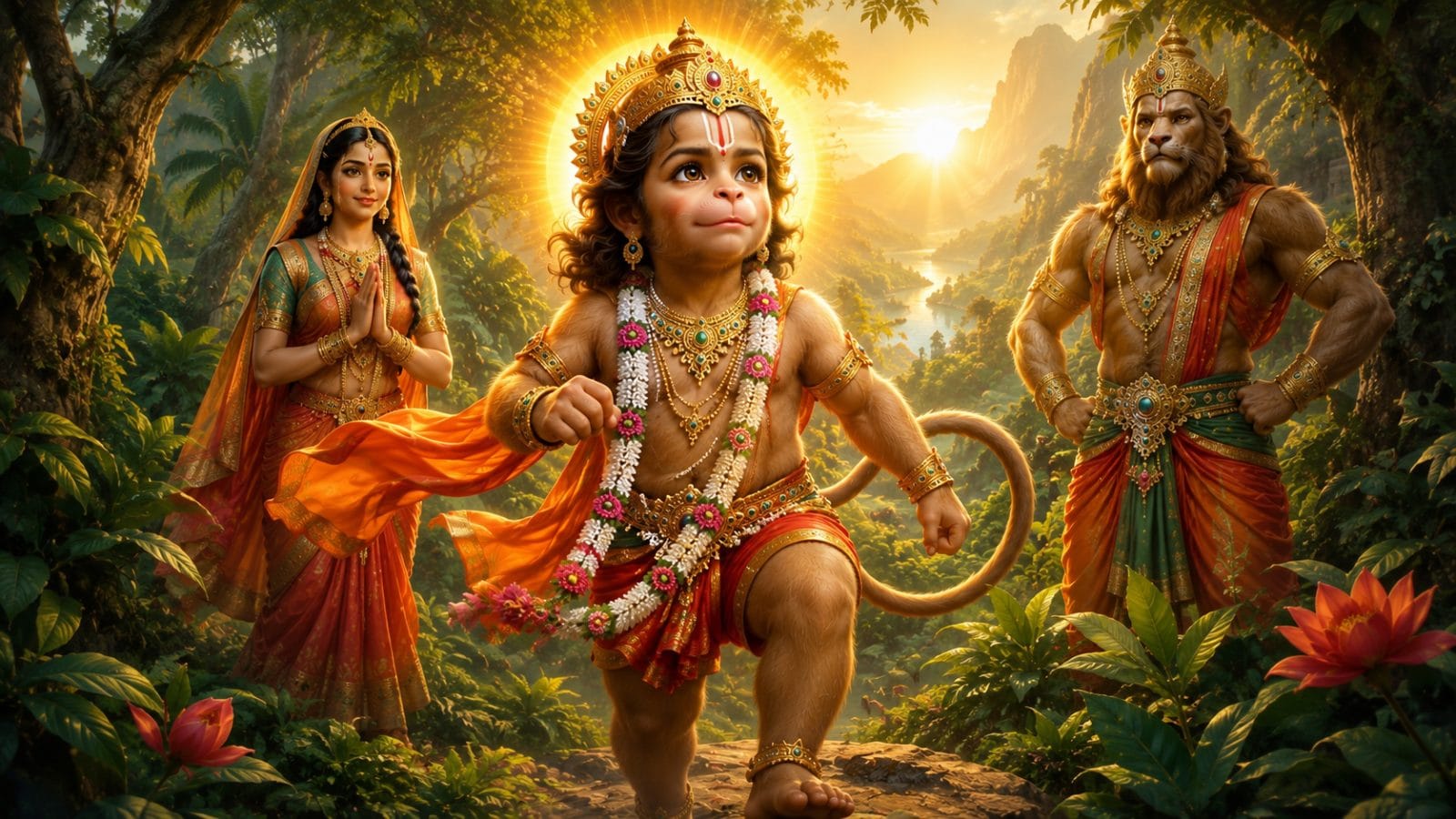 केसरीनंदन का अर्थ - kesarinandan-ka-arth-hanuman-naam-mahima