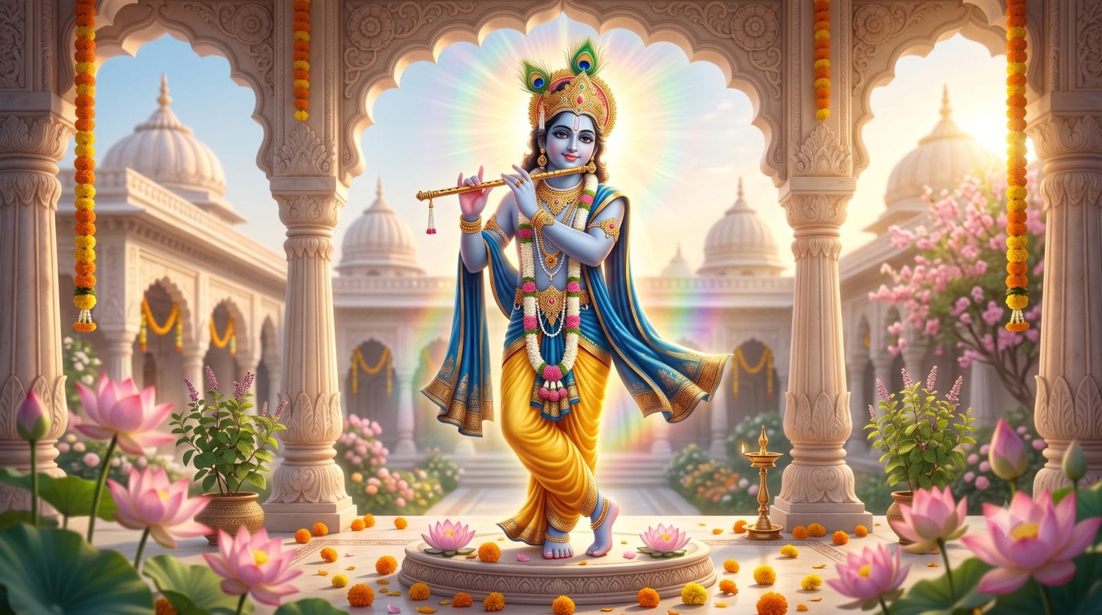 कृष्ण चालीसा - krishna-chalisa-path-arth-sahit