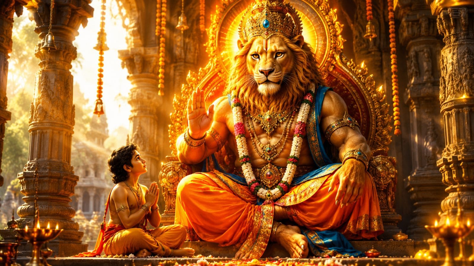 नरसिंह मंत्र जप - narsingh-naam-jap-bhay-raksha-vidhi