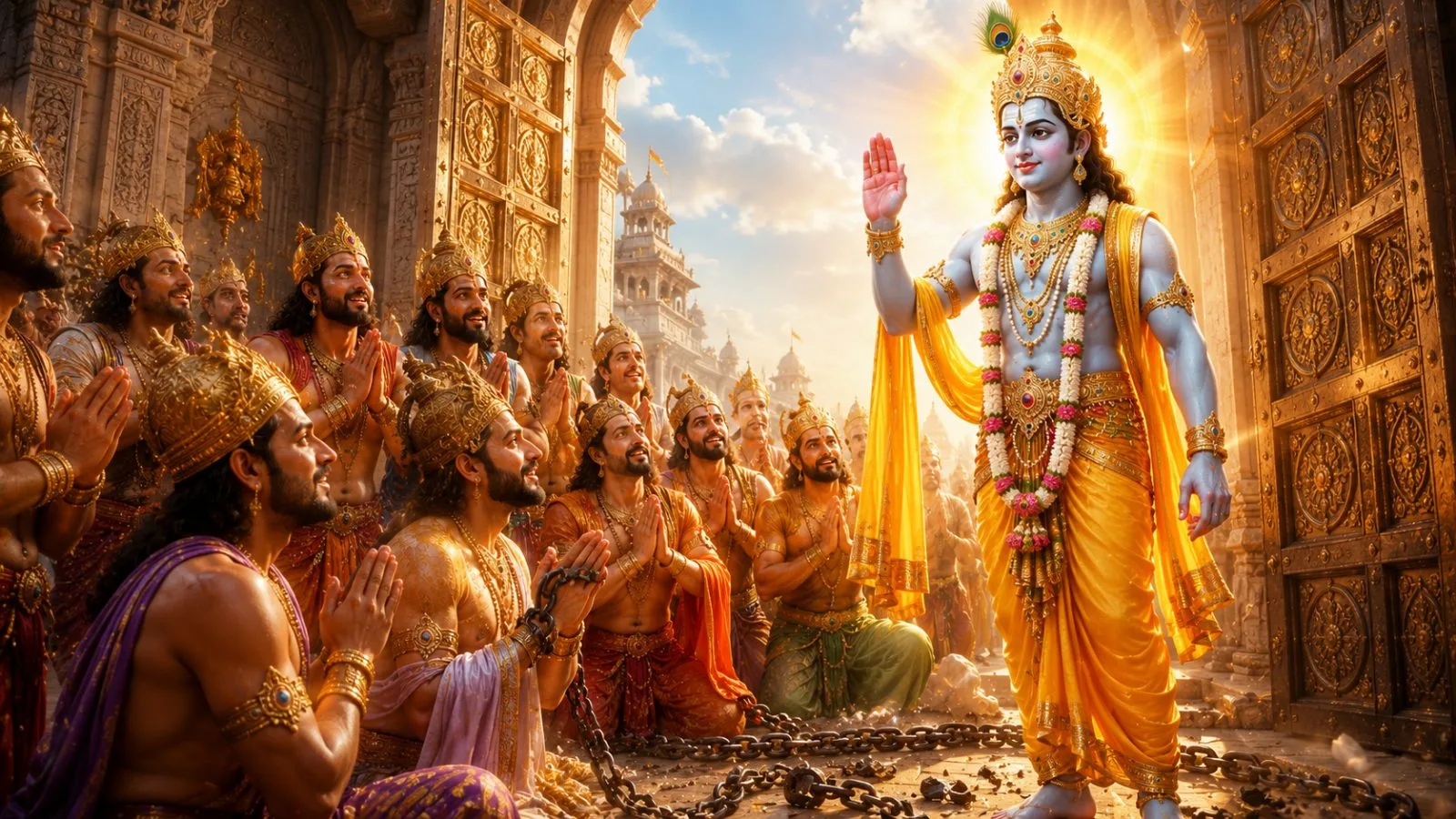 कृष्णाय वासुदेवाय हरये परमात्मने - om-krishnaya-vasudevaya-mantra-arth-jap