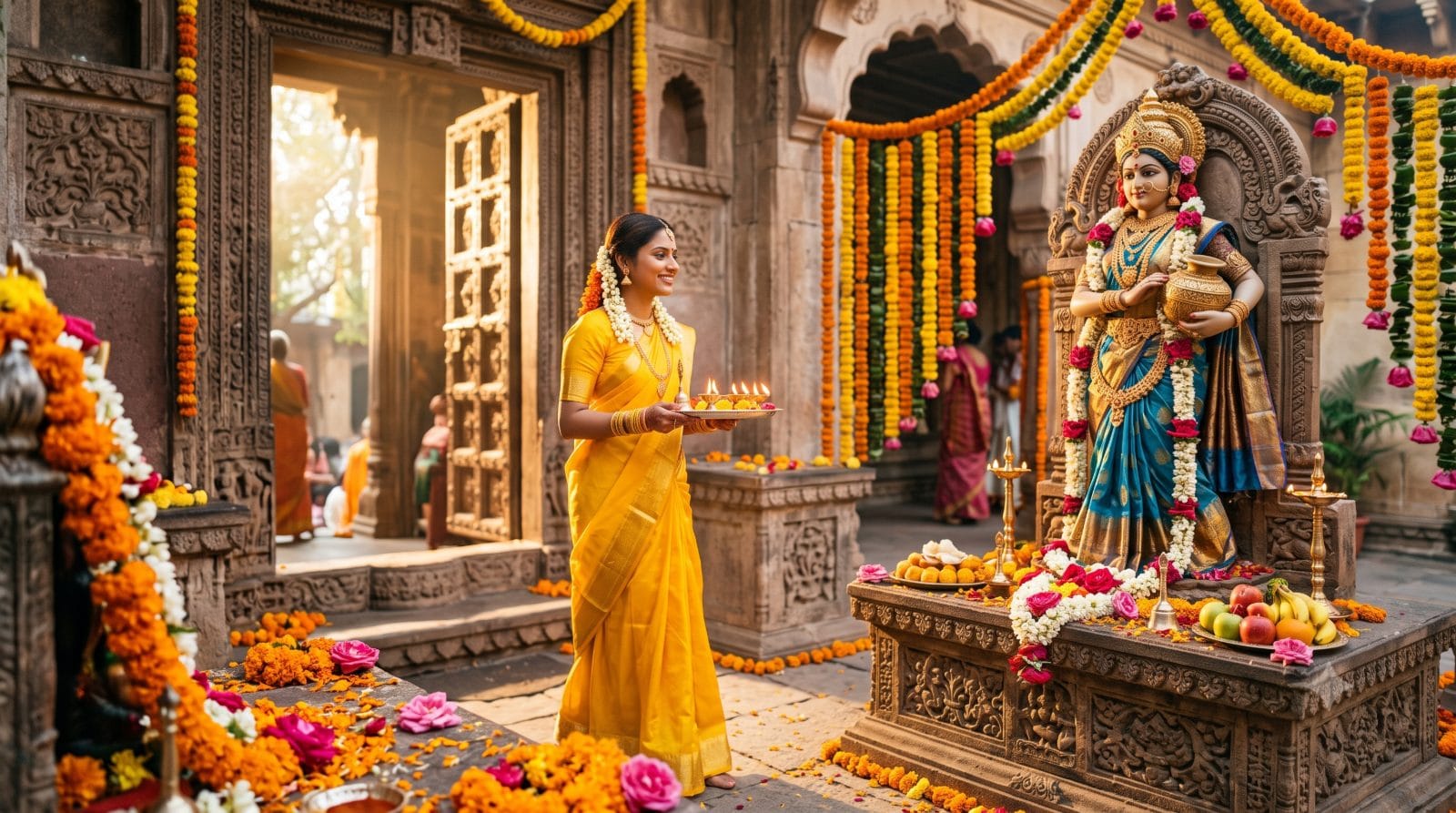 राधा आरती - radha-aarti-vrashbhanusuta-arth-sahit