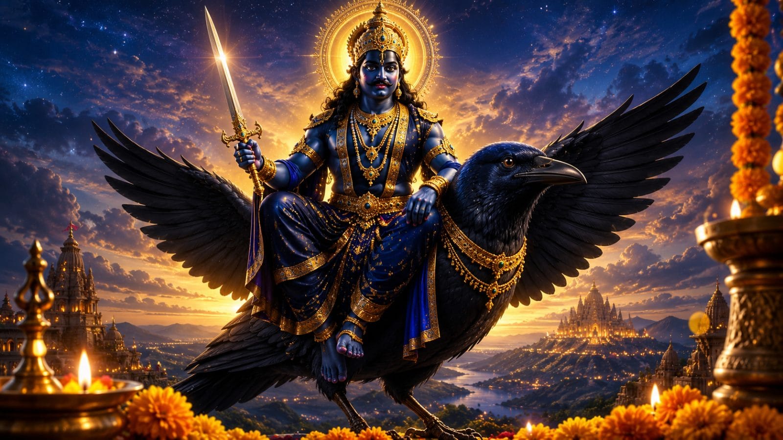शनि चालीसा - shani-chalisa-sampurn-path-arth-sahit