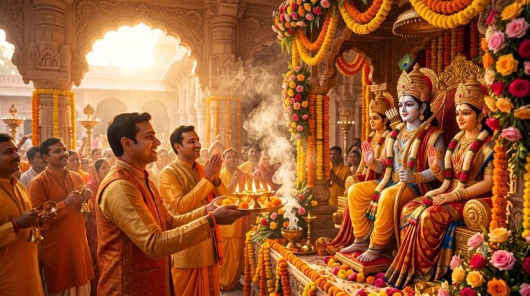 श्री राम आरती - shri-ram-aarti-path-arth-sahit