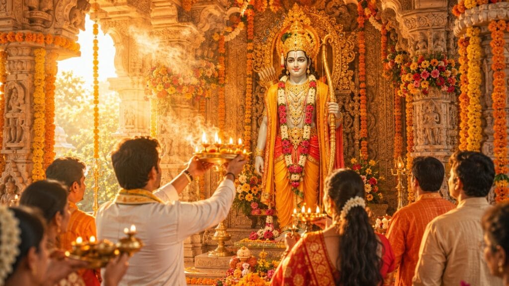 श्री राम आरती - shri-ram-aarti-path-arth-sahit